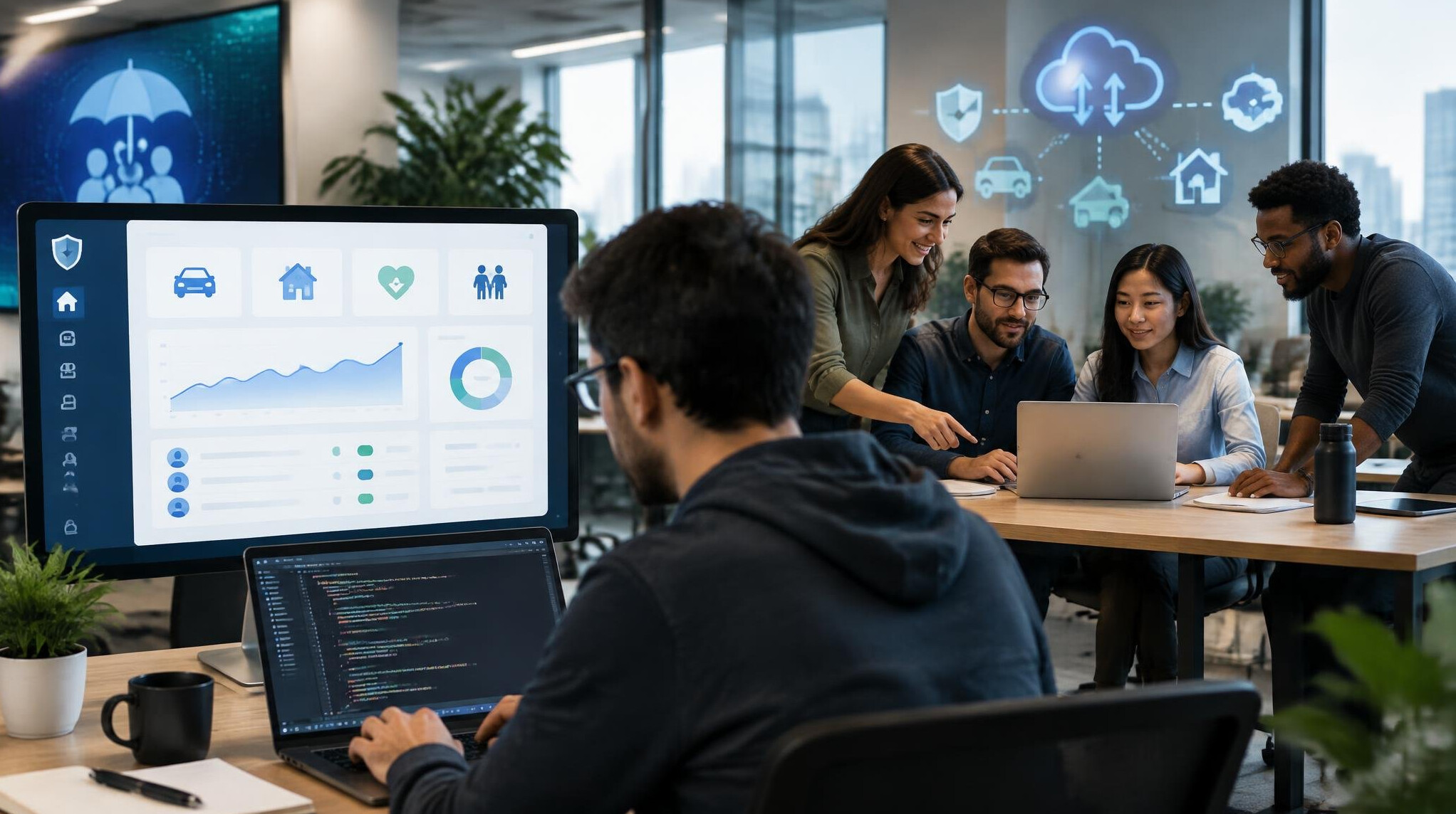 insurance software dashboard