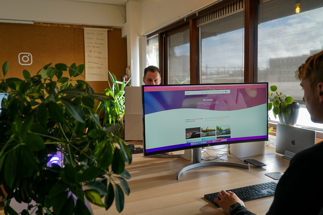 coding session in office