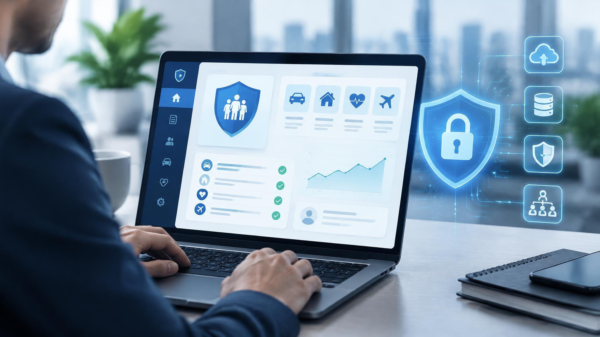 insurance software interface