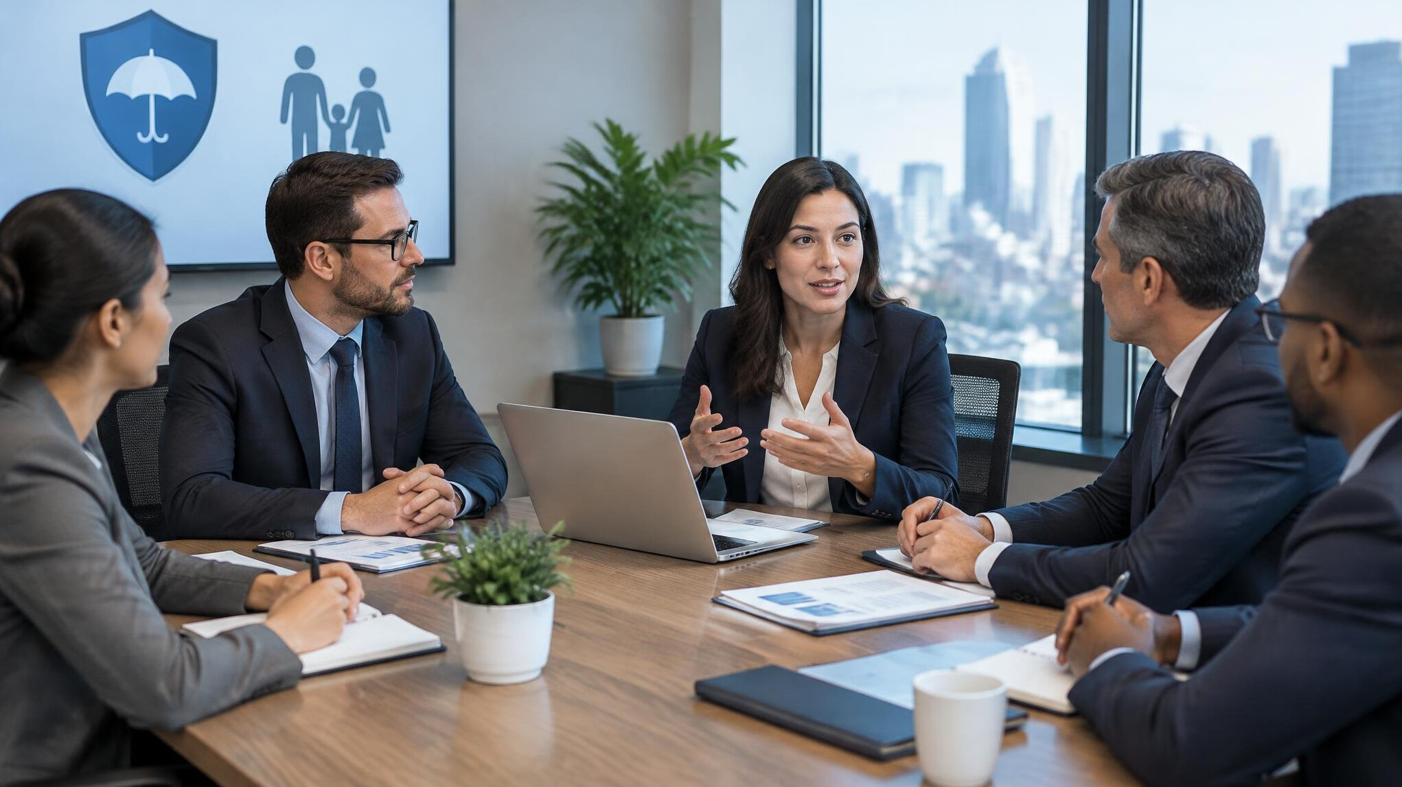 insurance team meeting