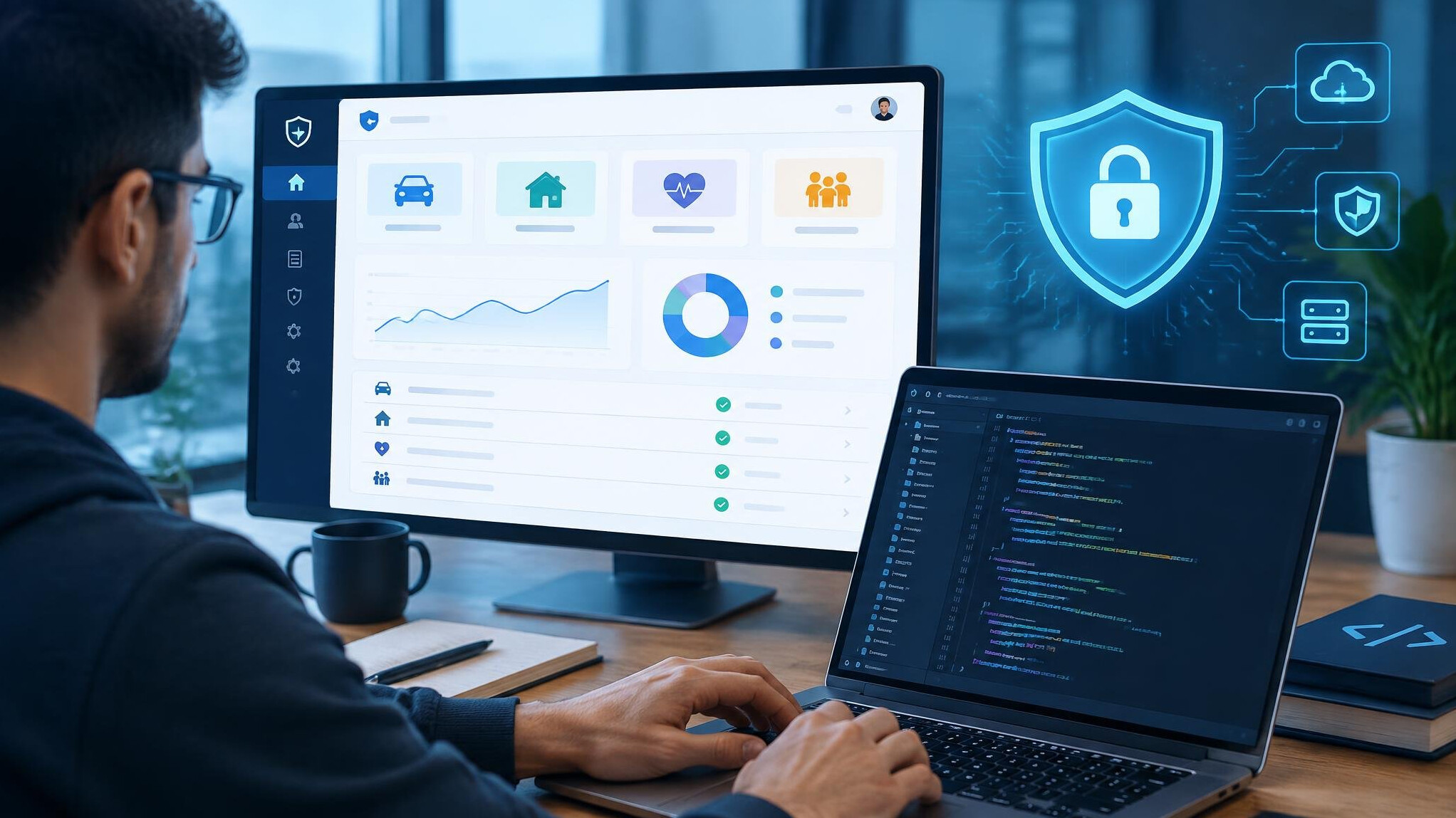 insurance software dashboard
